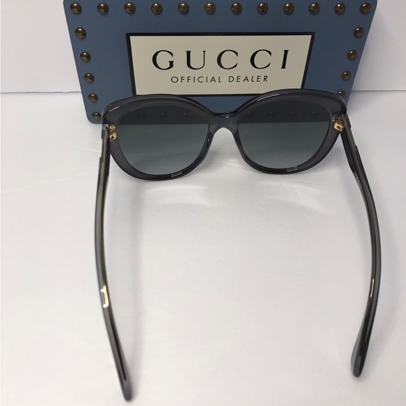 New - Gucci GG0789S-001 57 Sunglass WOMAN INJECTION Grey - Picture 6 of 15